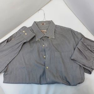 Peter Millar checkered grey men’s shirt